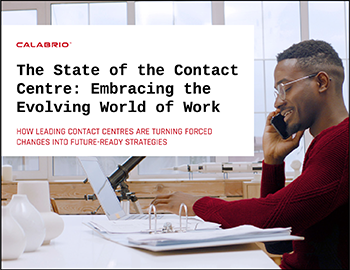 Cover of The State of the Contact Centre: Embracing the Evolving World of Work