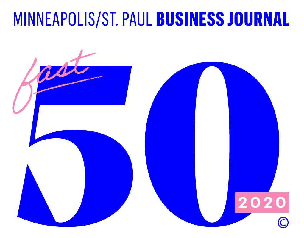 Logo of Minneapolis/St. Paul Business Journal Fast 50 Awards 2020