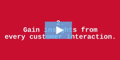 Gain insights from every customer interaction