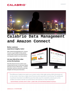 CDM and Amazon Connect data sheet - page 1